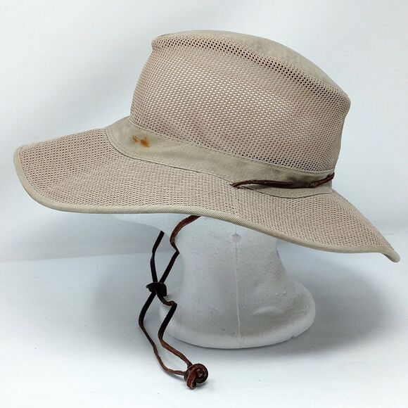 Duluth Trading Bucket Hat Size LARGE Boonie Sun Vented Chin Strap Hike Hunt Fish - Picture 3 of 9